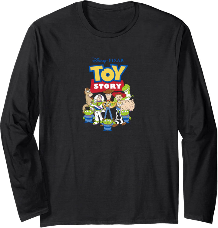 Disney Pixar Toy Story Buzz Woody Jessie Langarmshirt