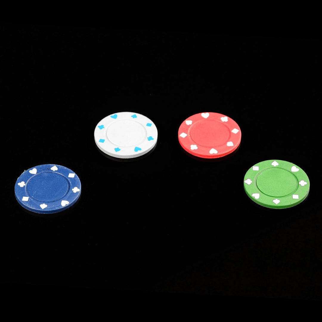 SONLEX Pokerkoffer mit 300 500 Pokerchips abschliessbar Pokerkarten Zubehör Deluxe Pokerset Casino A