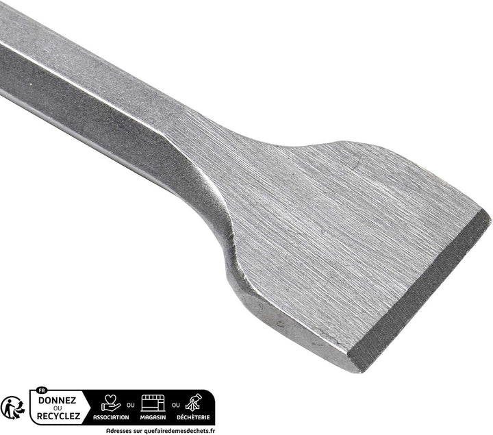 Flachmeissel SDS+ WERKA PRO Länge 250mm Breite 40 mm, Breite 40 mm