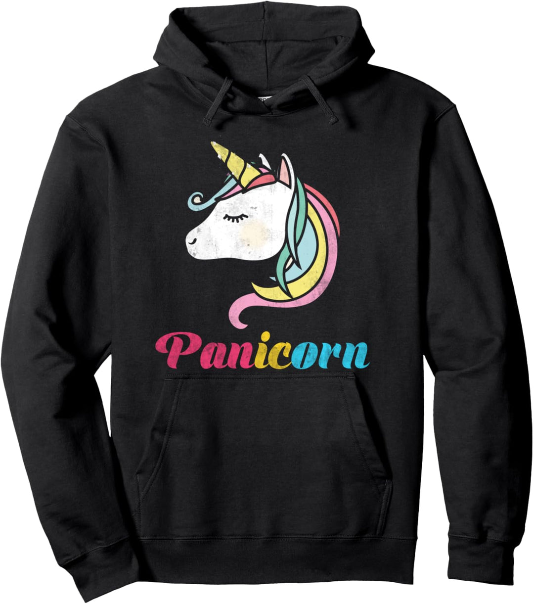 Fantasy Tier Queer Gay Pride Geschenk Pansexuell Einhorn Pullover Hoodie