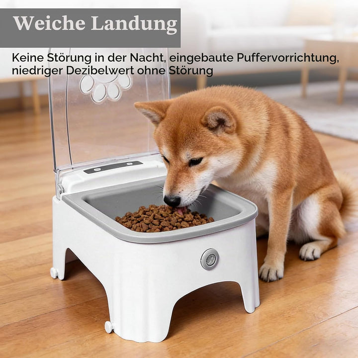 Automatischer Infrarot-Sensor Futternapf, 500ml Futterautomat Katze Mit Sensor Und 99 Stunden Timer,