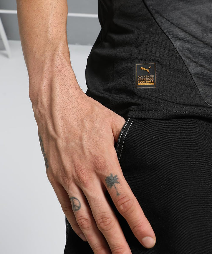 PUMA Puma Herren Borussia Dortmund Trainingstrikot S, Faster Yellow Black 46 Puma Black-faster Yello