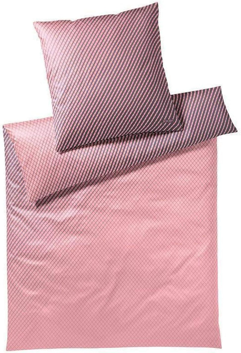 Joop! Bettwäsche Diamond Blush 1 Bettbezug 200 x 200 cm + 2 Kissenbezüge 80 x 80 cm, 1 Bettbezug 200