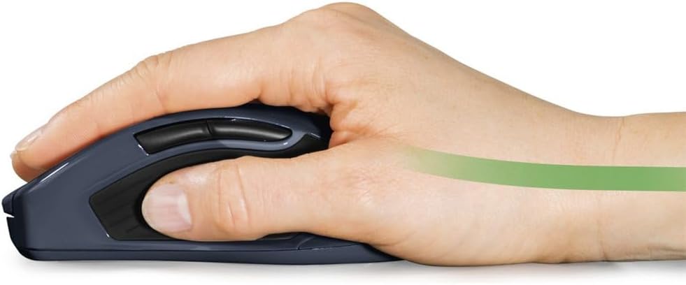 Hama Computermaus kabellos (Funkmaus mit 7 Tasten, Geräuschlose Laserfunkmaus für PC, Laptop und Not
