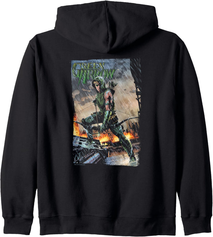 Justice League Green Arrow Fire and Rain Kapuzenjacke