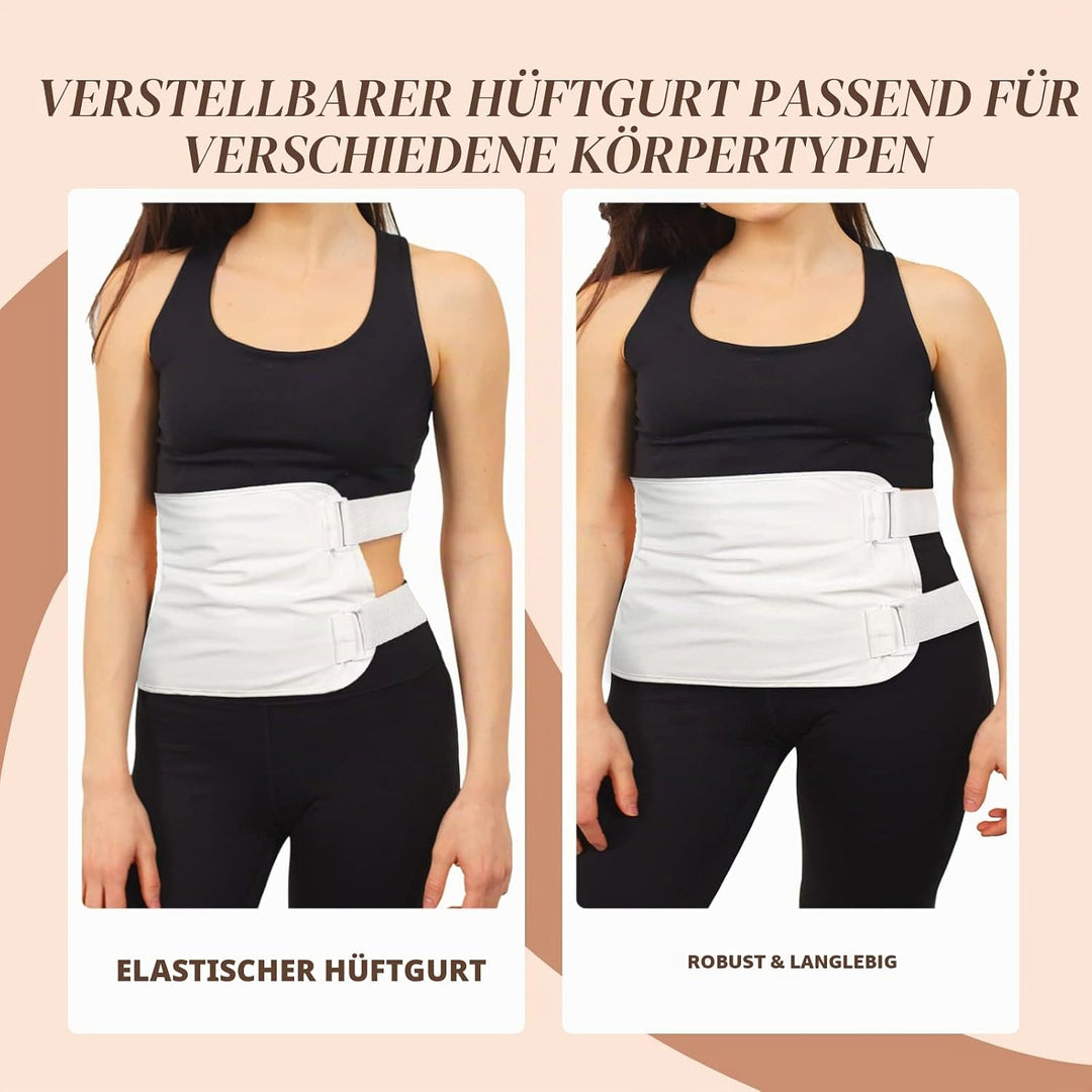 DANLIKT Ölpaket Castor Oil Pack wiederverwendbar, mit Klettverschluss, Hüftgurt zur Entgiftung der L