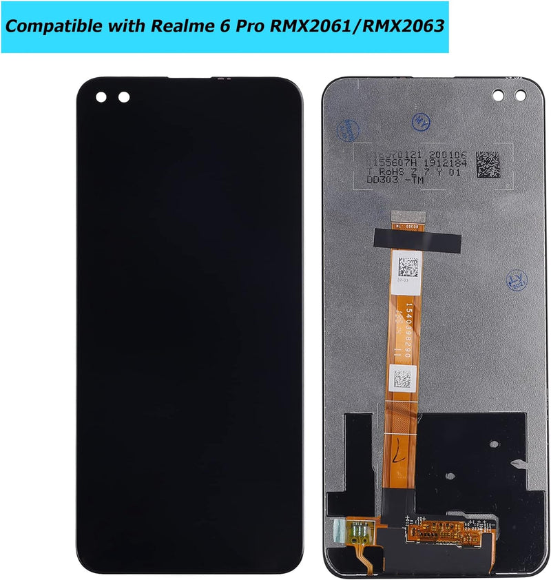 Vvsialeek Ersatz LCD Display Kompatibel Für Realme 6 Pro RMX2061 RMX2063 LCD Touch Screen Digitizer