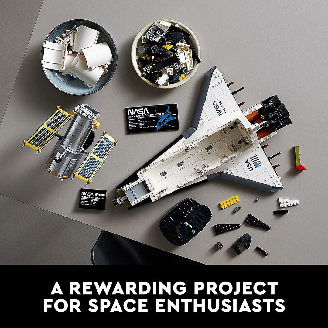 LEGO Icons NASA-Spaceshuttle "Discovery" Raumschiff, Rakete, Set für Erwachsene 10283 Single, Single