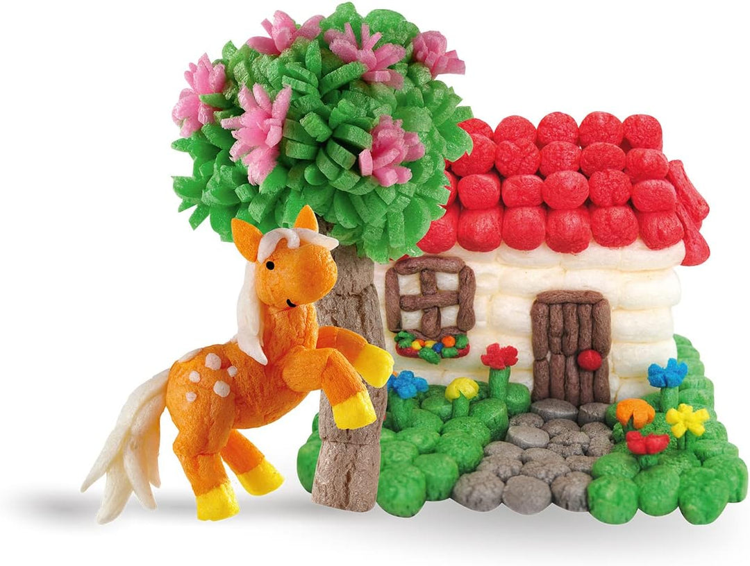 PlayMais BASIC Large Bastel-Set für Kinder ab 3 Jahren | Über 700 Stück zum Basteln | Natürliches Sp