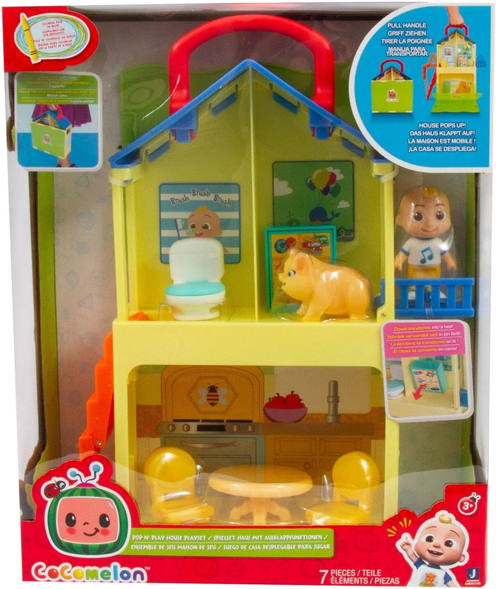 Giochi Preziosi - COCOMELON CASA Pop N Play C/JJ, Mehrfarbig, CCM18001