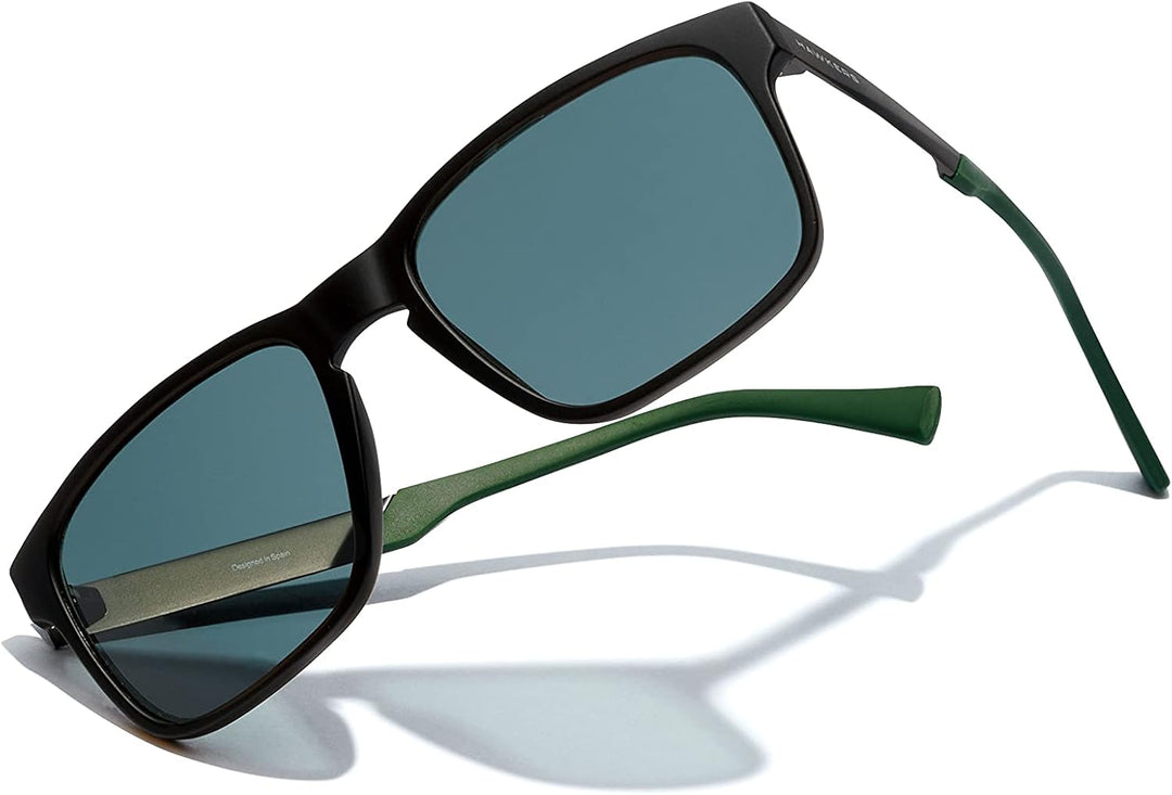 HAWKERS · Sonnenbrillen PEAK für Männer und Frauen PEAK METAL Black Deep Turquoise, PEAK METAL Black