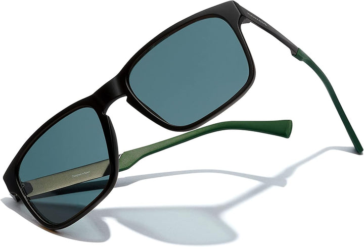 HAWKERS · Sonnenbrillen PEAK für Männer und Frauen PEAK METAL Black Deep Turquoise, PEAK METAL Black