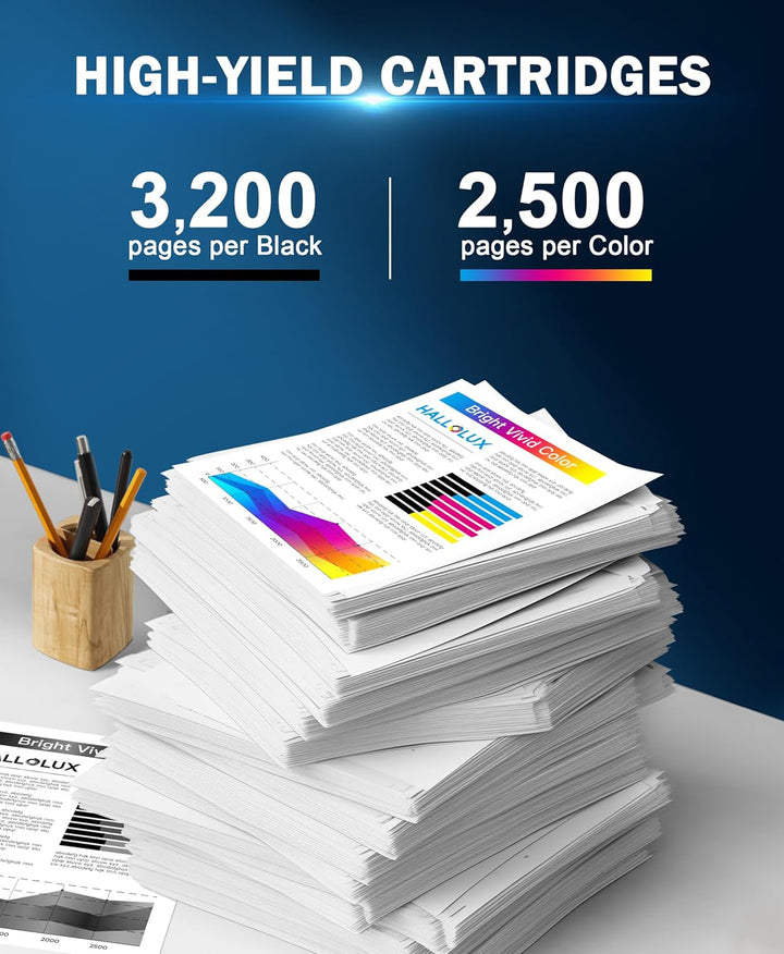 HALLOLUX 219X Toner Set Kompatible für HP 219X 219A für HP Color LaserJet Pro MFP 3302FDWG 3202DW 33