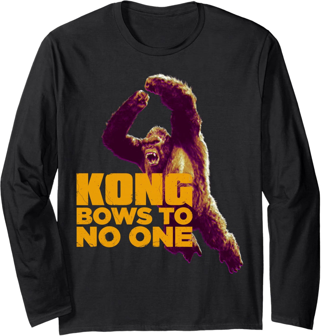 Godzilla vs Kong - Kong Bows To No One Langarmshirt