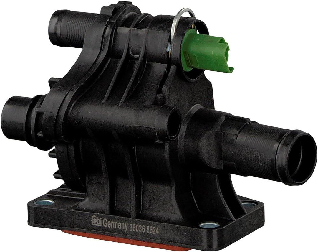 febi bilstein 36036 Thermostatgehäuse mit Temperaturschalter und Dichtung , 1 Stück