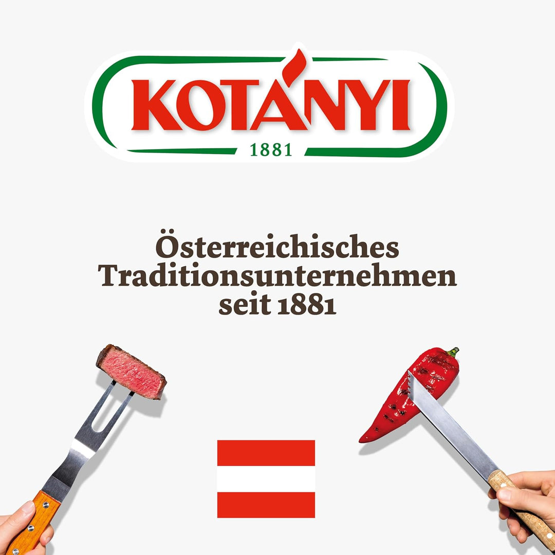 KOTÁNYI Grill Gewürze Geschenkset - 6er Träger - Geschenke für Männer - Grillzubehör & Gewürz Set fü