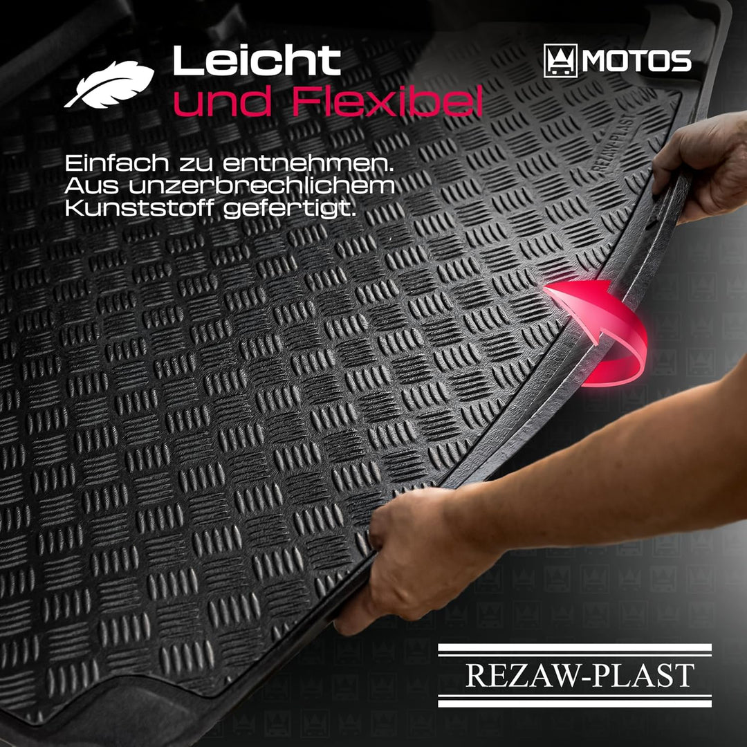 M MOTOS Kofferraumwanne Kofferraummatte passt für Audi A3 III 8V 2012-2020 Kompletter Schutz für Ihr