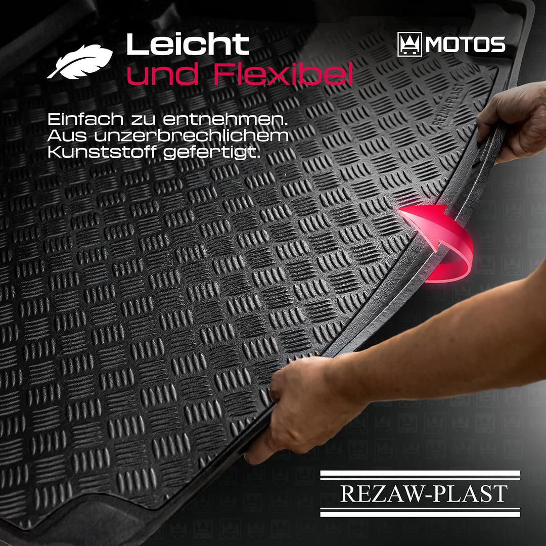 M MOTOS Kofferraumwanne Kofferraummatte passt für Ford Mondeo IV 2007-2014 Verbessern Sie Ihren Reis