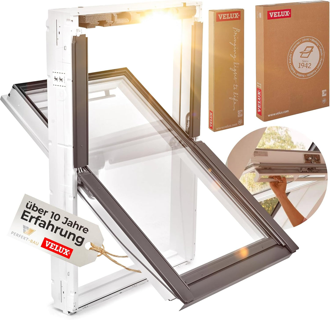 Original Velux Dachfenster - Thermo Technology (78 x 140) mit Eindeckrahmen, 78 x 140
