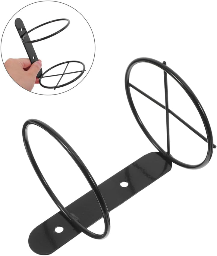 Healvian 2 Stück Flaschenhalter Wand Wandmontierte Weinflaschenhalter Präsentation Wandmontiertes We