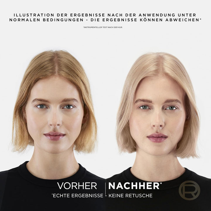 L'Oréal Paris Permanente Haarfarbe zum Blondieren der Haare, Haarfärbeset mit Coloration und Farbgla