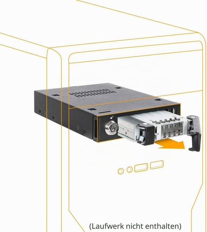ICY DOCK ToughArmor MB991IK-B - SAS 3.0 Dual Channel 12GBit / SATA III 6Gbit Hot Swap Wechselrahmen