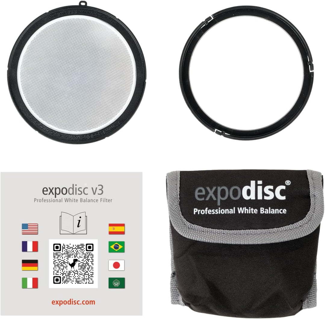 ExpoDisc v3 Professioneller Weissabgleichfilter (77mm), 77mm