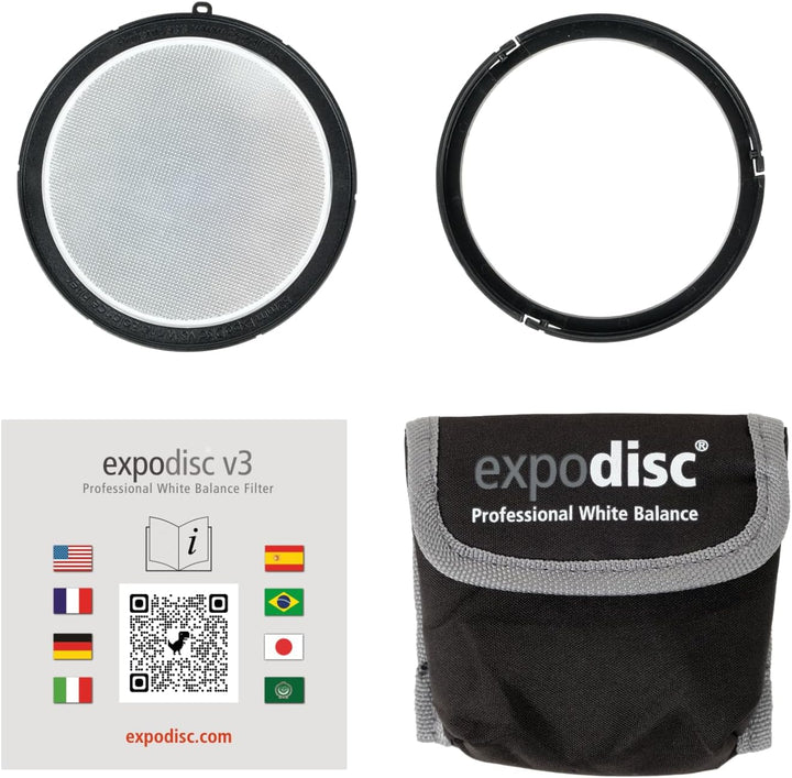 ExpoDisc v3 Professioneller Weissabgleichfilter (77mm), 77mm