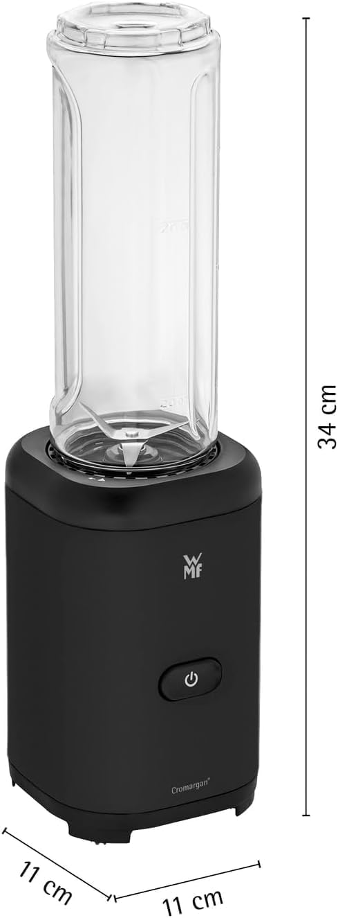 WMF Kult X Mix & Go – Smoothie Maker & Mixer to Go, kompakter Standmixer 300 W mit 0,6 L Tritan-Flas