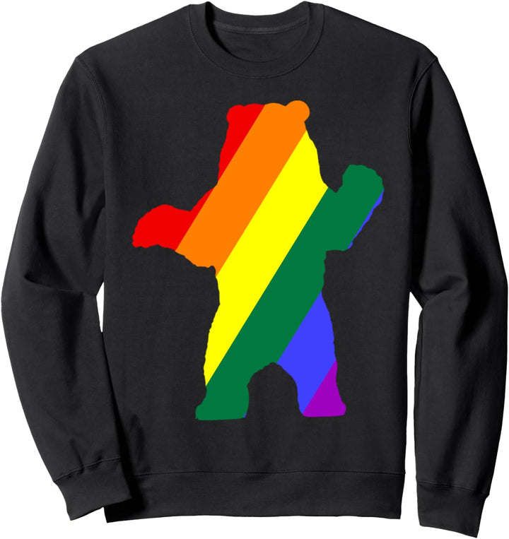 Homosexuell Bär Regenbogen Flagge LGBT Sweatshirt