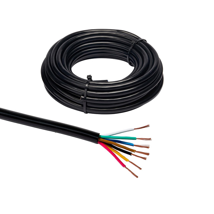 BEIJISTAR 10M Fahrzeugleitung 7x0,5mm² Rundkabel, 12V 24V 7 Adriges Anhängerkabel, 7 Adriges Elektro