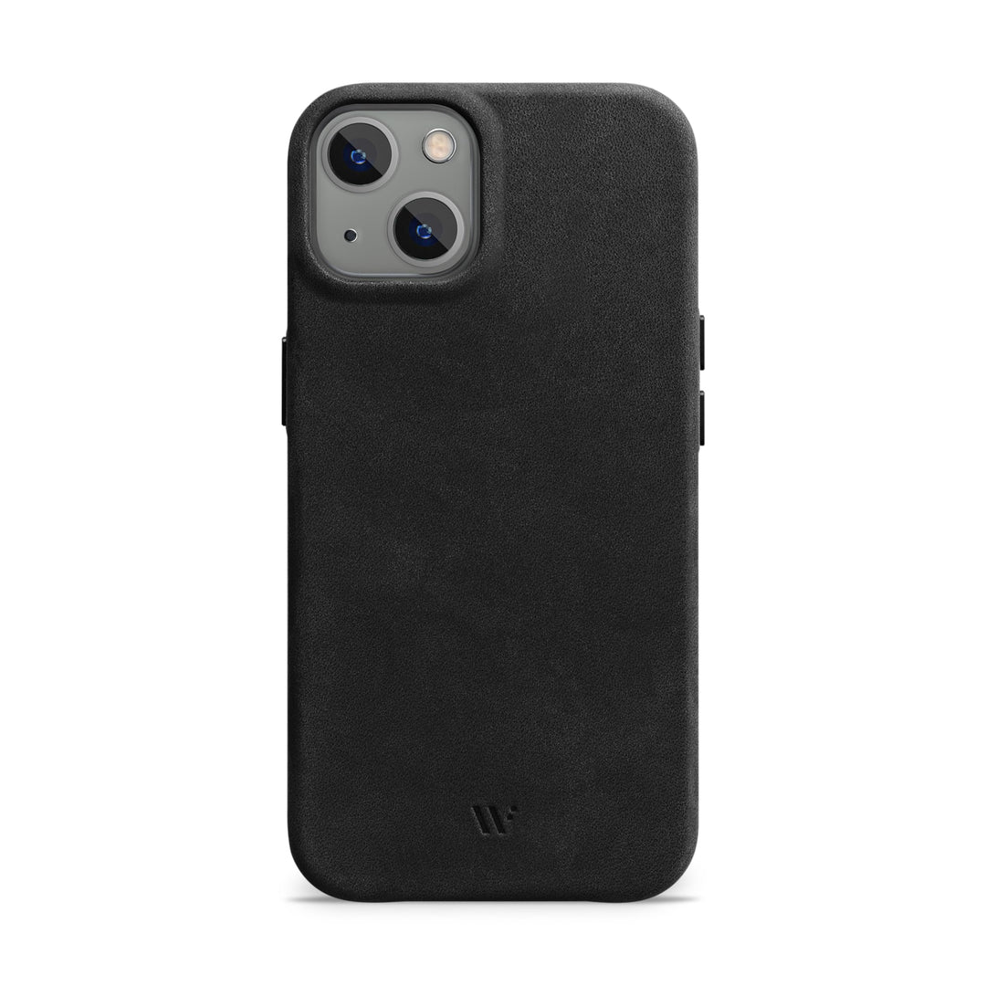 WIIUKA Hülle für iPhone 15, Leder aus Deutschland, Lederhülle extra Dünn, Premium Handyhülle, Case,