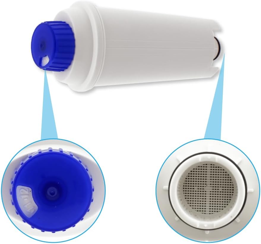 AllSpares Wasserfilter (4 St.) geeignet für Delonghi DLSC002, 5513292811, SER3017, ECAM, ETAM, BCO,