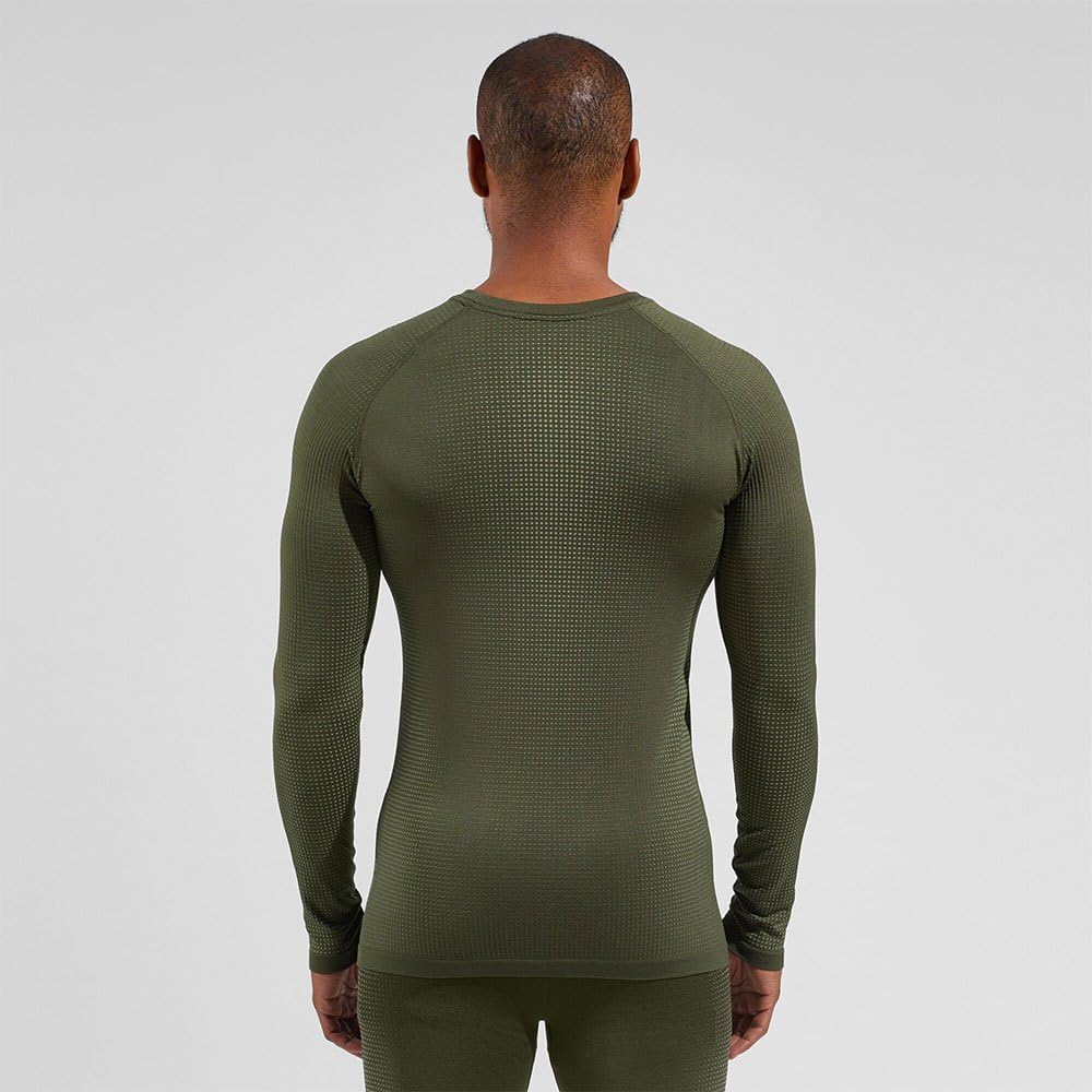 Odlo Damen Performance Warm Eco_196192 Funktionsunterwäsche Langarm Shirt (1er Pack) L Deep Depths,