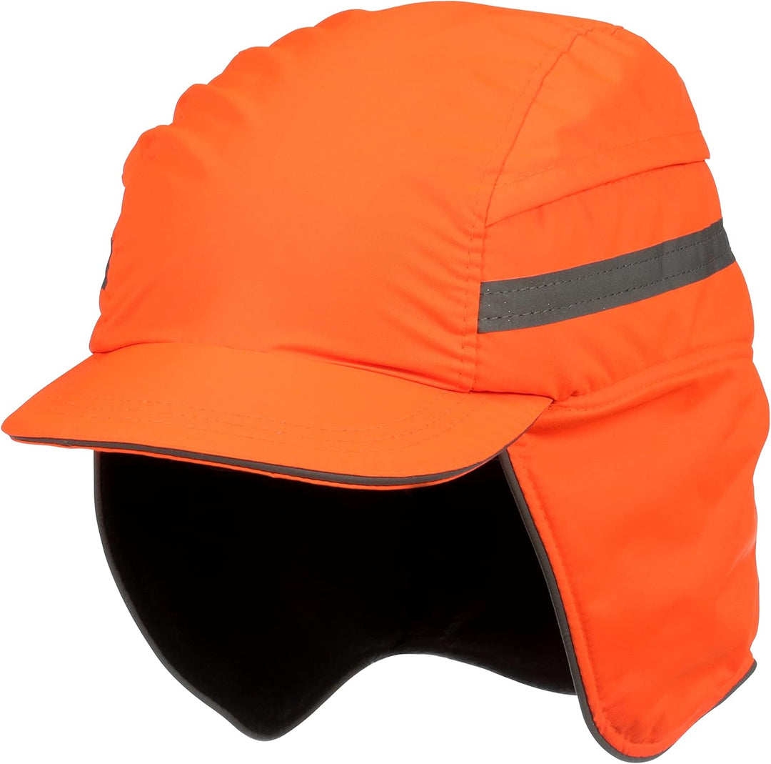 3M™ First Base™ 3 Anstosskappe 2021218, Winter, fluoreszierende Warnfarbe, Orange, verkürzter Schirm