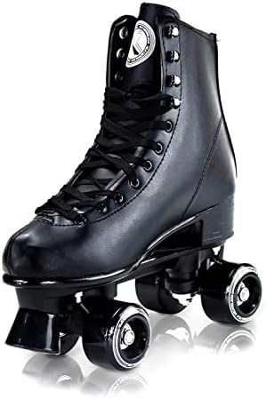 Nils Extreme NQ8400S - Rollschuhe für Damen, Mädchen und Kinder - Quad Roller aus Kunstleder - Disco