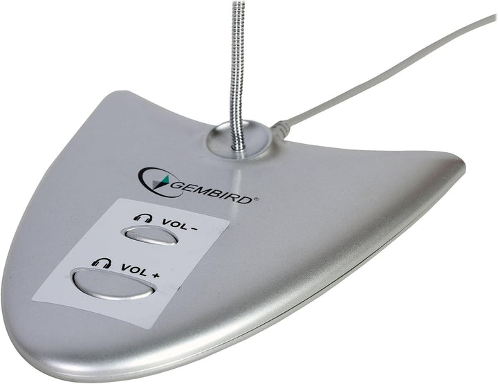 GEMBIRD USB 2.0-Tischmikrofon mit integrierter Soundkarte