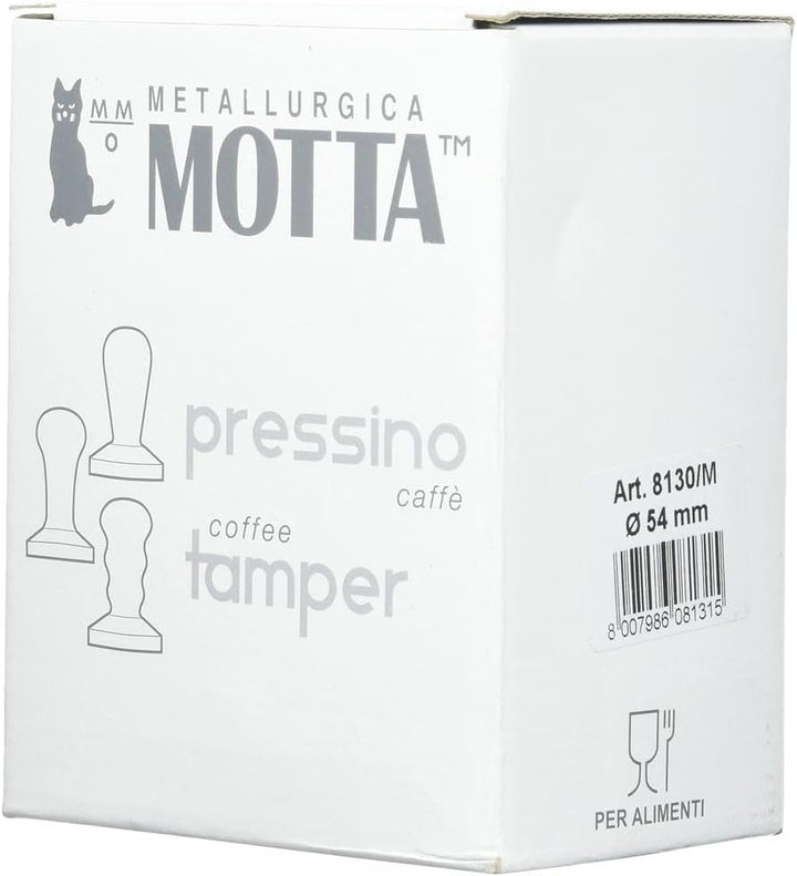 Motta x Trichter, Edelstahl + Holz, Brown, 54 mm 54 mm Brown, 54 mm Brown