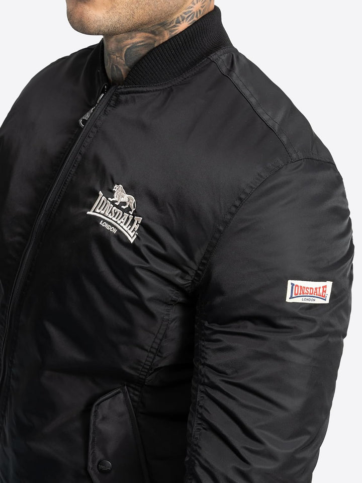 Lonsdale Herren Tern Hill Jacke XL Schwarz, XL Schwarz