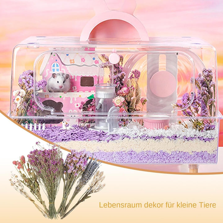 Hamster-Heublumen-Einstreu, Bettwäsche für Blumen Hamster, Hamster-Blumen Bettwäsche, Hamster-Heublu