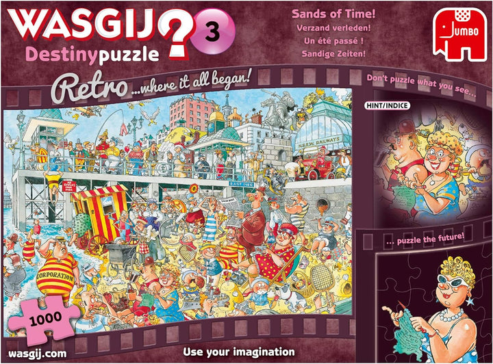 Jumbo Spiele JUM19169 - Wasgij Retro Destiny 3 Puzzle (1000 Teile)