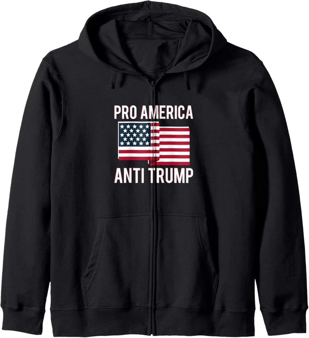 Pro-America Anti-Trump American USA Flag Resist Kapuzenjacke