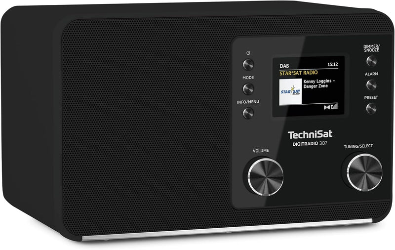 TechniSat DIGITRADIO 307 BT – DAB+ Radio mit BestTune (DAB, UKW, AUX in, Bluetooth-Audiostreaming, K