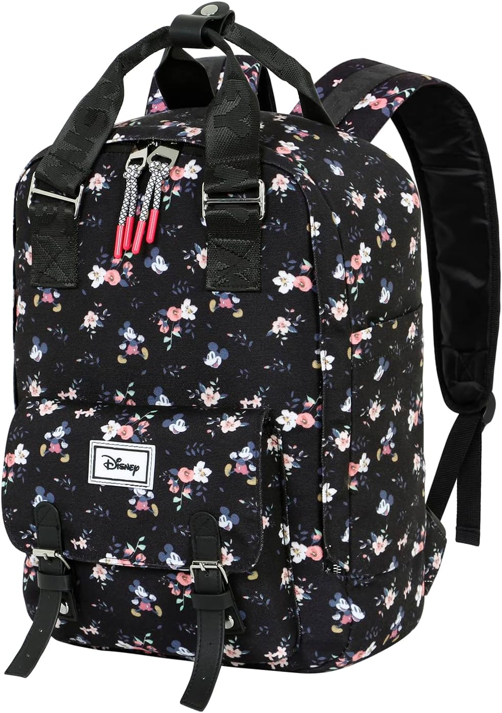 Disney Mickey Mouse Nature Rucksack, Schwarz , Einheitsgrösse, Pfirsich Rucksack 36cm Peach Rucksack