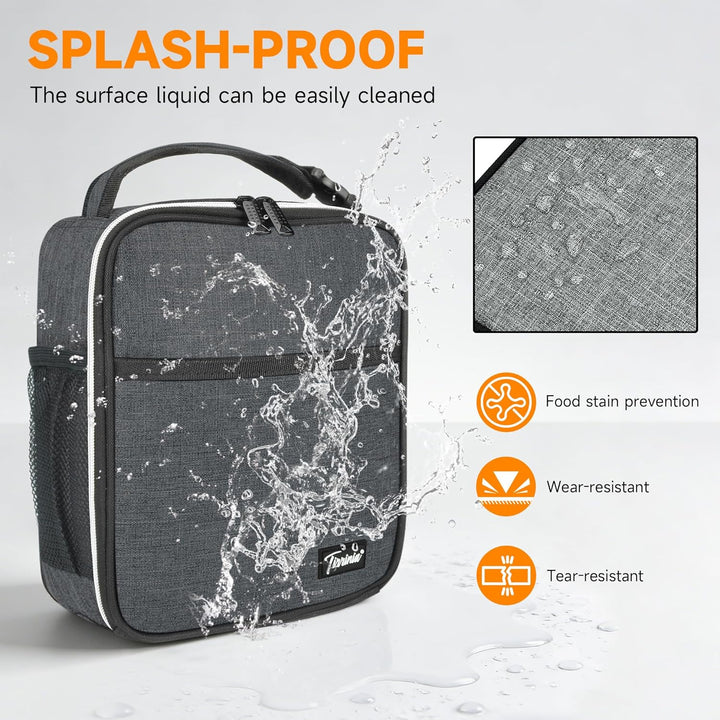 Kato Tirrinia Kühltasche Klein, Isolierte 4.5L(9 Dosen) Lunchtasche für Unterwegs Arbeit Schule, Tra
