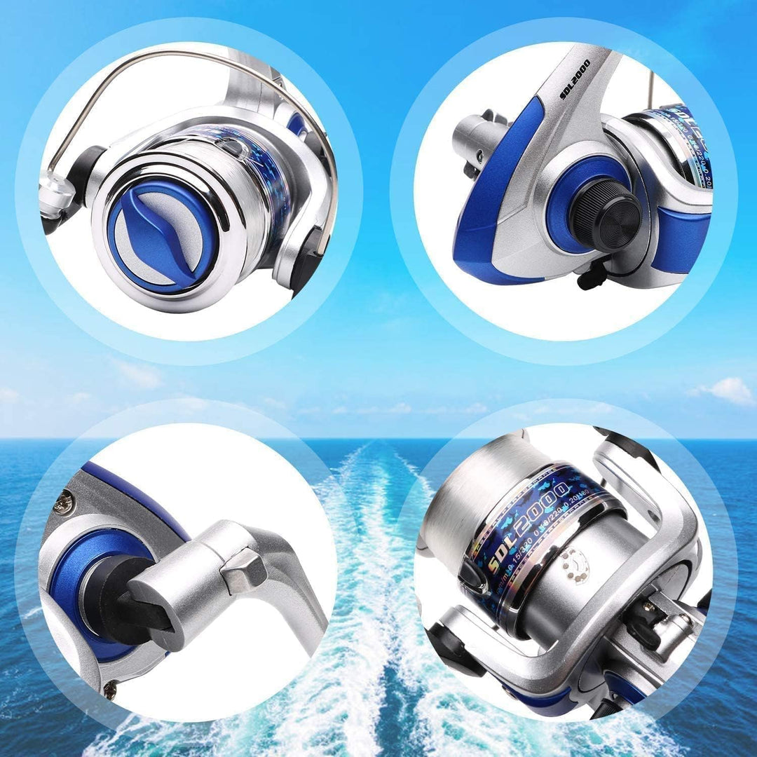 BNTTEAM Mini Spinnen Angelrute & Rolle Combos Teleskop tragbare Hand Harte 99% Kohlefaser Meer Angel