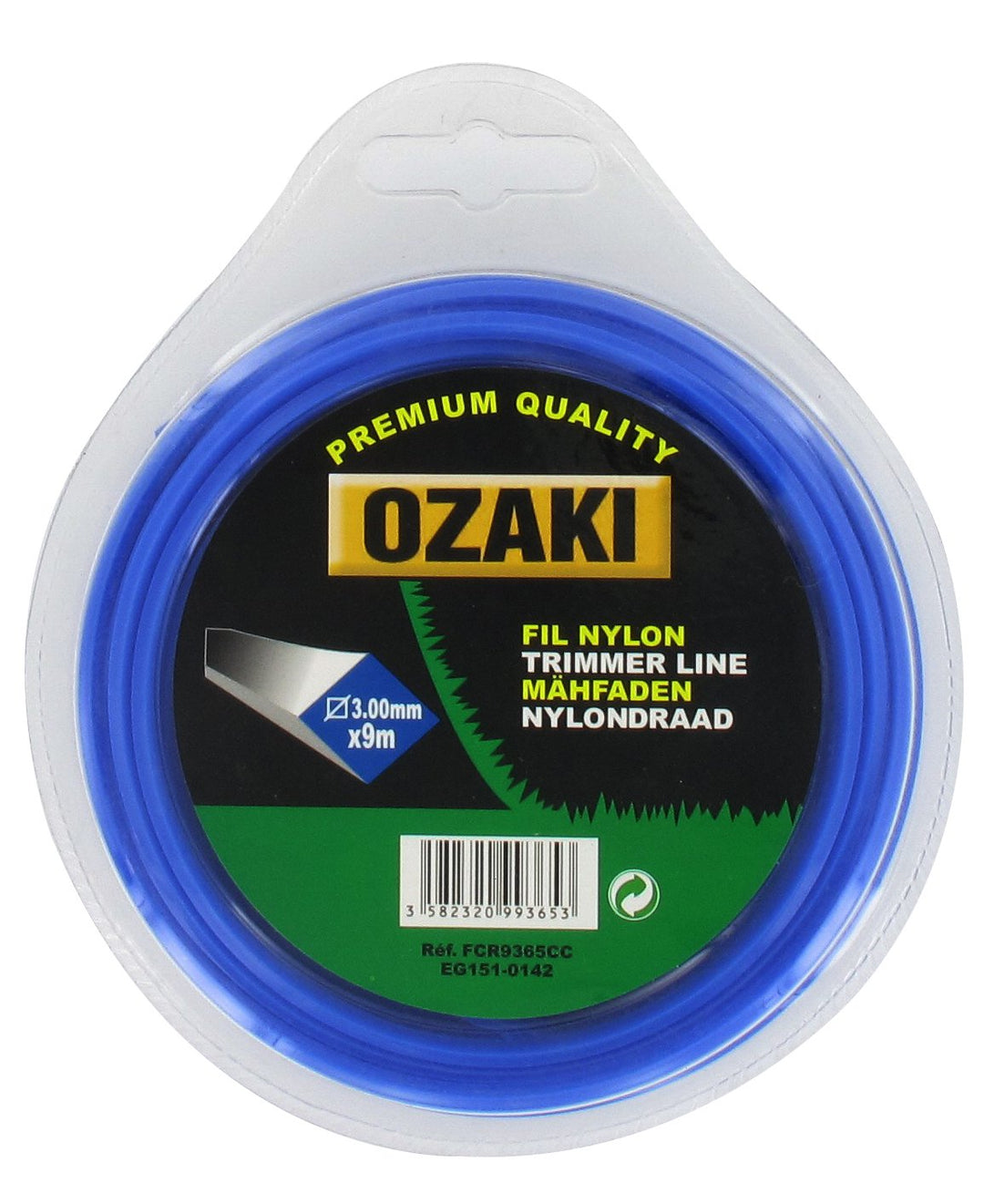 - Greenstar 3793 Schutzhülle Ozaki Nylonband, quadratisch, 9 m x ø 3,00 mm