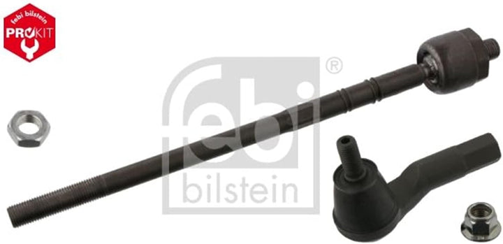 febi bilstein 44241 Spurstange mit Sicherungsmutter , 1 Stück Vorderachse links, Vorderachse links