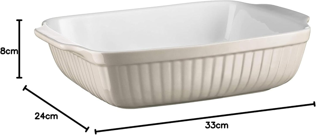 Mäser 931501 Serie Kitchen Time, Auflaufform rechteckig, ideal auch für Lasagne, als Backform und Ti