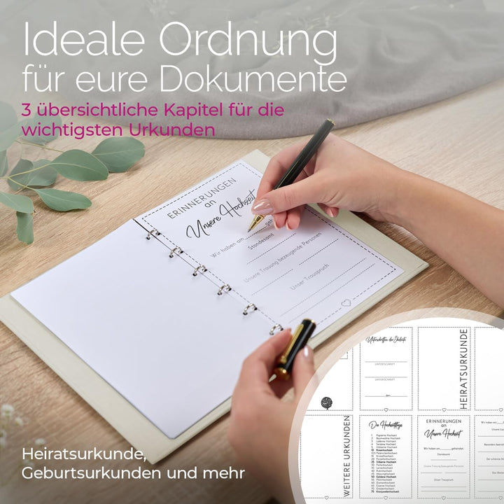 Hochzeitideal Stammbuch der Familie &
